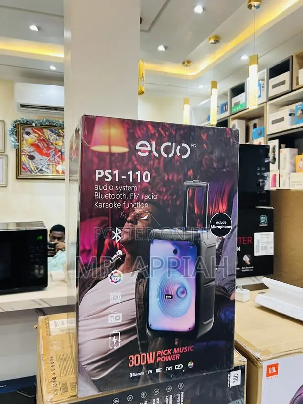 Newly in Stock Eldo Ps1-110 Single 12"(300w)Speaker With Microphone · Photo 1