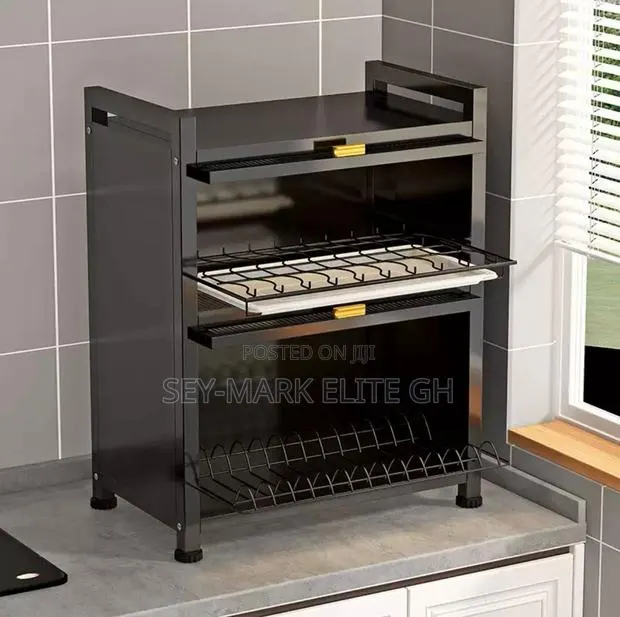 2 Tier Anti-Rust Dish Cabinet Rack · Photo 1