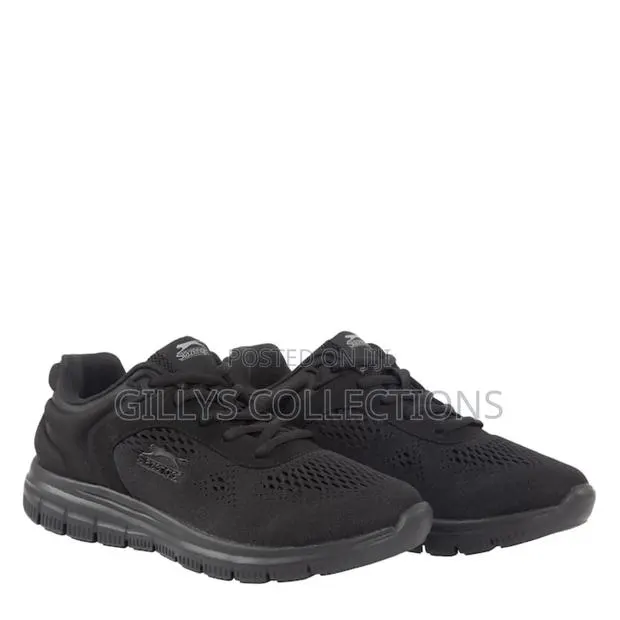 Slazenger Mech Black Trainers · Photo 1