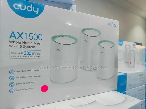 Cudy Ax1500 Gigabit Wi-Fi 6 Mesh Solution · Photo 1