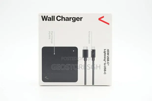Verizon 45w Wall Charger With Usb-C to C 6-Foot Cable · Photo 1