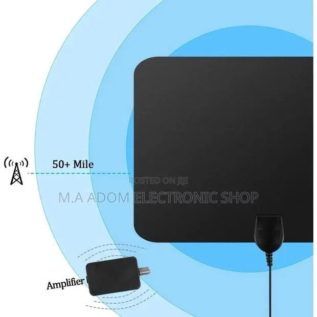 Ultra Slim Design Indoor Antenna With a Booster · Photo 1