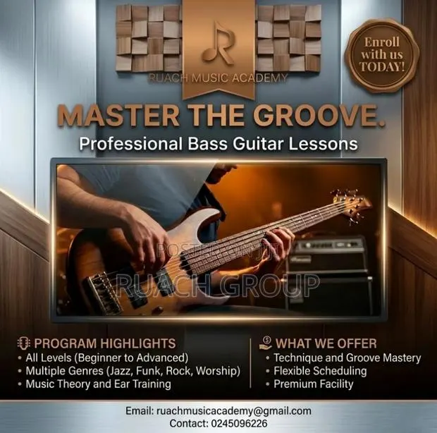 Bass Guitar Lessons · Photo 1
