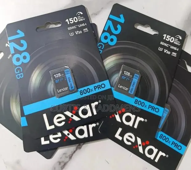 Lexar V30 800x Pro 150mbs 128gig Sd Card · Photo 1