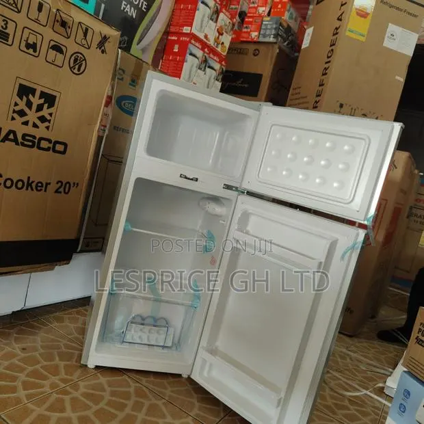 Clearance Sale on Our Ultra Modern 85l Oscar Double Door/Top Freezer · Photo 1