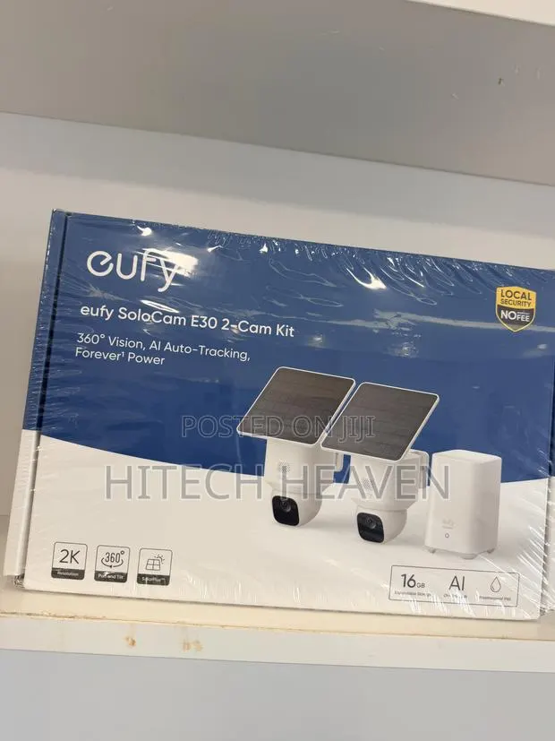 Eufy Security SoloCam E30, 2-Cam Kit, 2K Solar Security Camera · Photo 1