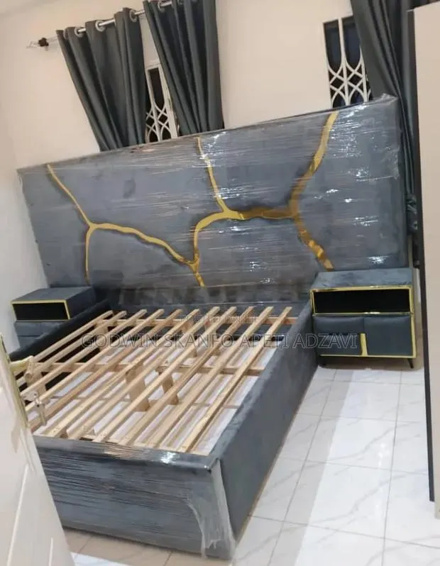 Queen Size Bed Frame and Side Drawer Available · Photo 1