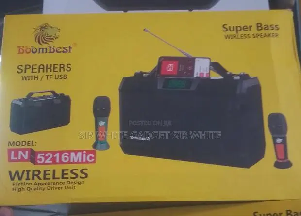 Boombest Ln-5216bt Is a Portable, 50-Watt Wireless Super Bass Speaker · Photo 1