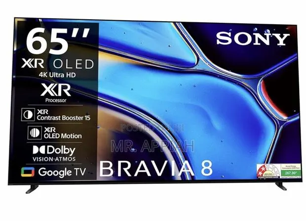 Sony Xr-65xr80 Bravia 8 65 Inch HDR Smart Oled Television · Photo 1