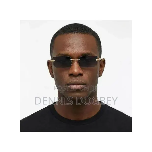 Unisex Frameless Rectangular Glasses · Photo 3