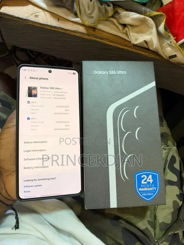 New Samsung Galaxy S26 Ultra 5G 256 GB Black · Photo 1