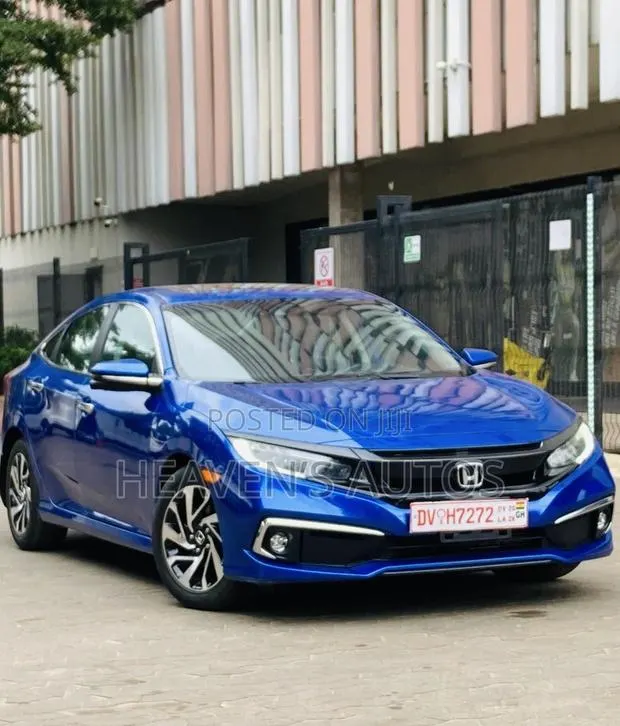 New Honda Civic Touring 2021 Blue · Photo 1