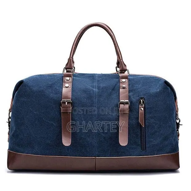 Canvas Leather Handbag Men Travel Bags · Photo 1