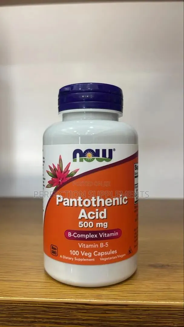 Pantothenic Acid 500 Mg Veg Capsules
B-Complex Vitamin · Photo 1