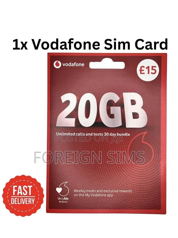 Uk Sim Card With £5 - Available for All Verification and Calls · Photo 1