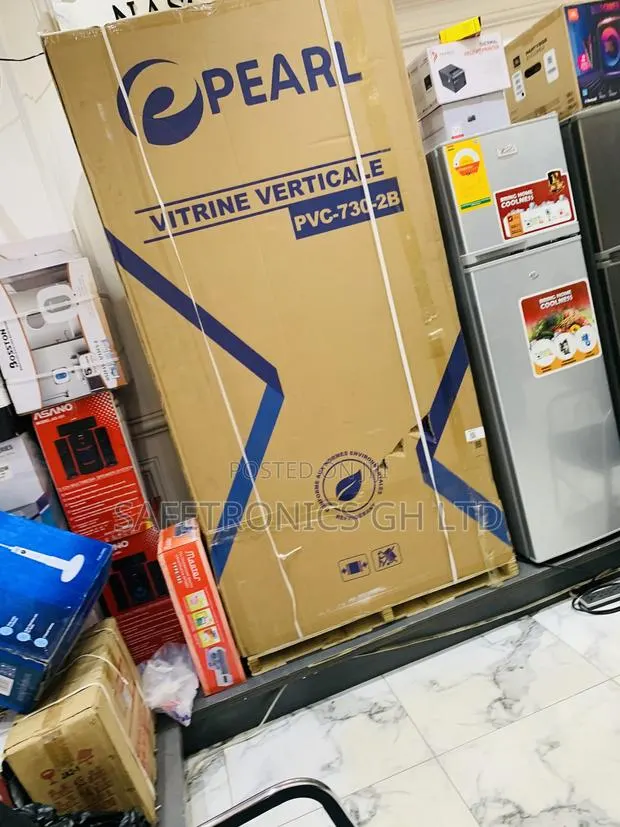 Ultra Good Pearl 610liter Double Door Display Fridge Cooler PVC-730-2b · Photo 1