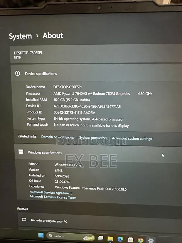 Laptop Lenovo Legion 5 16GB AMD Ryzen 5 SSD 512GB · Photo 1