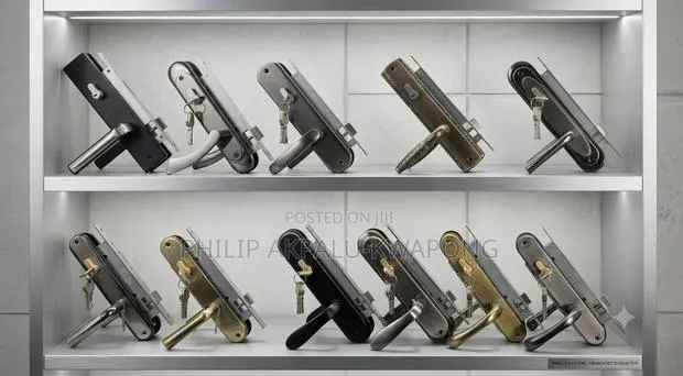 Mortise Door Handle Lock Set for Interior Exterior Wooden Doors · Photo 1