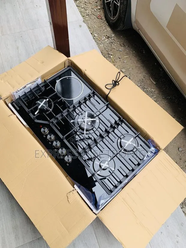Get a New 90cm 4+1 Ceramic Burner Gas Cooker Hob Built-in Heavycast · Photo 1