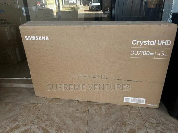 Samsung 2024 60" Du7100 Uhd HDR Smart Tv, Crystal Uhd · Photo 1