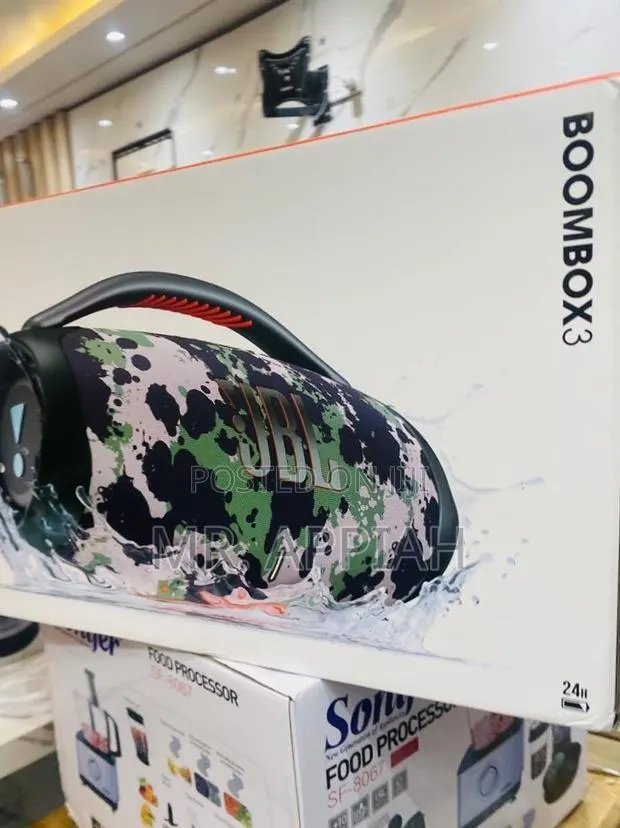 Order Bigger and Affordable JBL Boombox 4 Bluetooth Speaker. · Photo 1