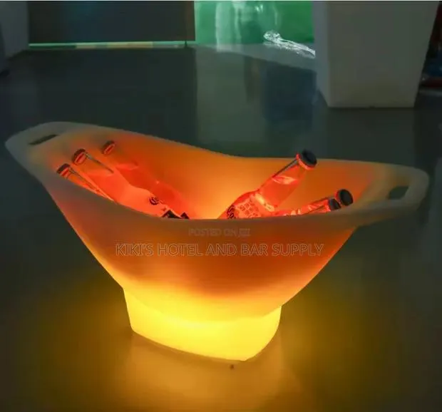 Led Double Wall Waterproof Champagne Bucket With Remote 12l · Photo 1