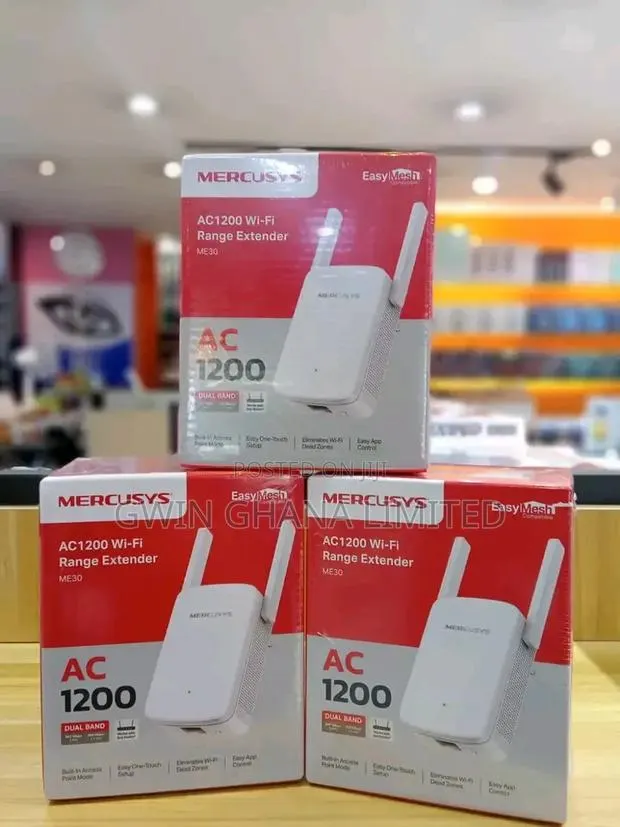 TP-Link Mercusys ME30 AC1200 1200mps Dual Band Gigabit Mesh Extender. · Photo 1