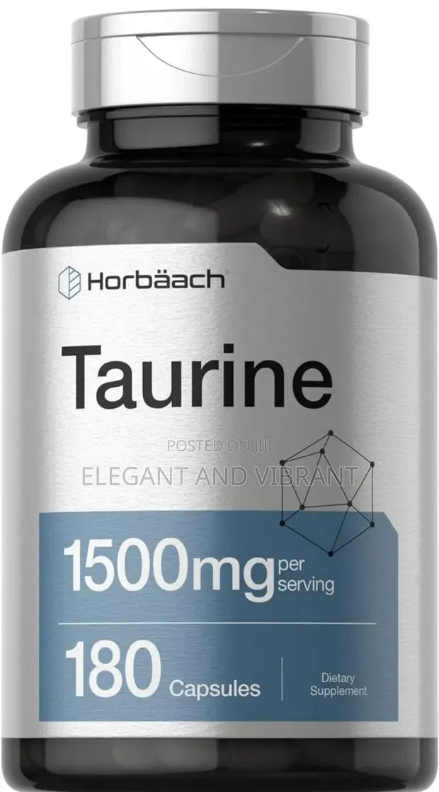 Taurine 1500mg 180 Caps From Horbaach Uk · Photo 1