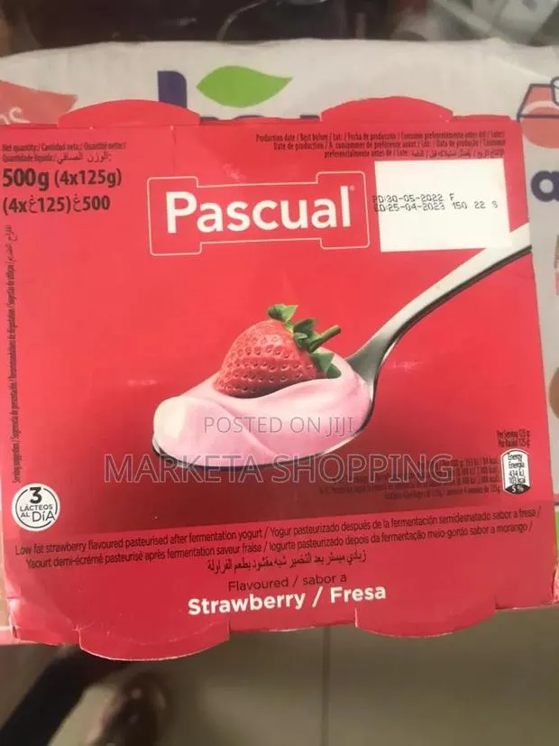 Pascual Yoghurt Strawberry 125g×4 · Photo 1