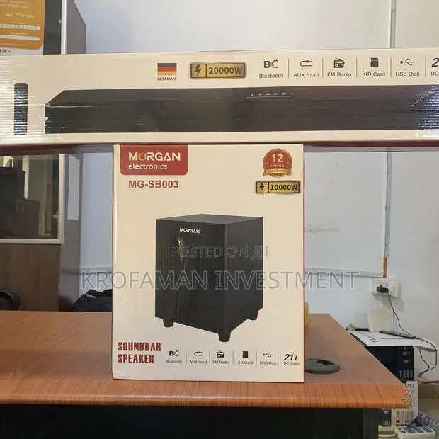 Morgan 30000watt Soundbar With Subwoofer · Photo 1