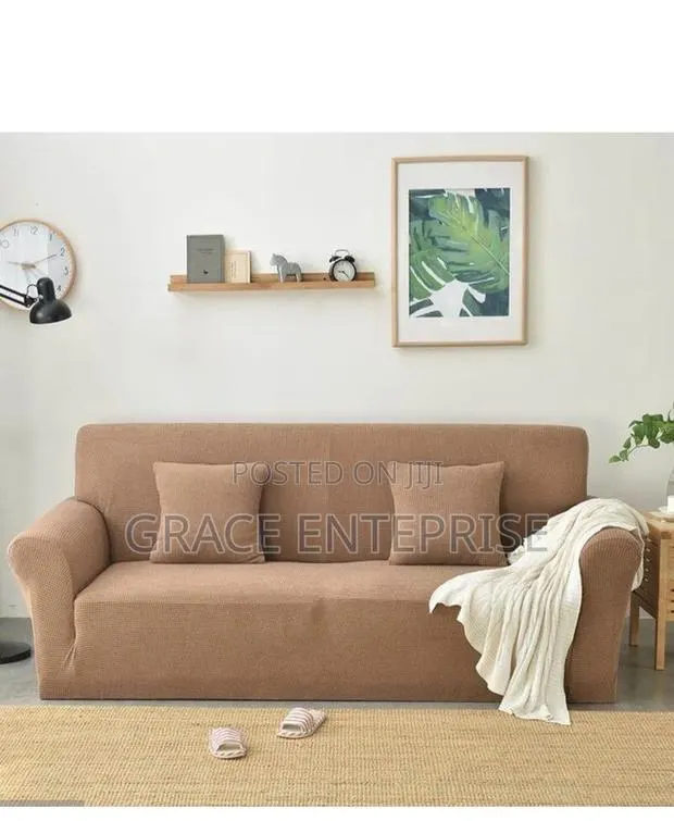 Authentic 2 in 1 Sofa Cover Available in Diff Colours Size · Photo 1