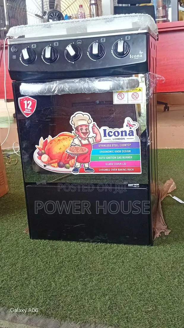 Icona Elegant 4 Burner Cooker With Oven Rack Grill · Photo 1