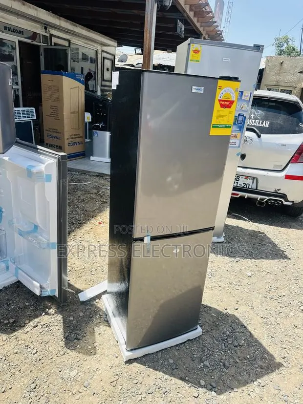Eco Mode Double Door Bottom Freezer Fridge Nasco · Photo 1