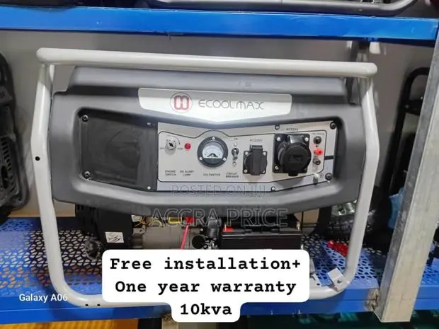 Power Crisis Solution 10kva Ecoolmax Petrol Genset Ecoolmax · Photo 1