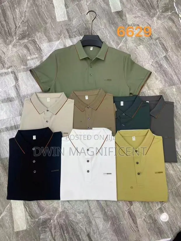High Quality Men’S Zipper Polo Shirt · Photo 1