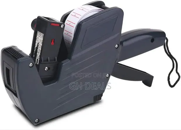 8 Digits Tag Gun Labeler Labeller With Red Lines Label Paper Retail · Photo 1