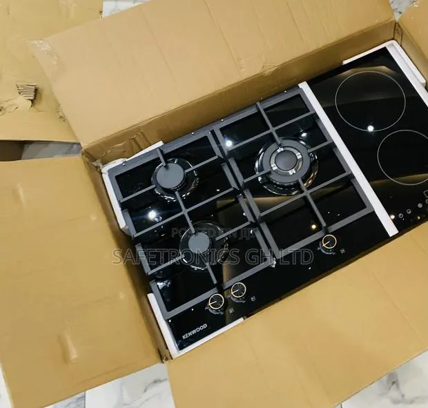 Classic Black Top Quality Kenwood 5 Inbuilt Hob 3 Gas and 2 Electric · Photo 1