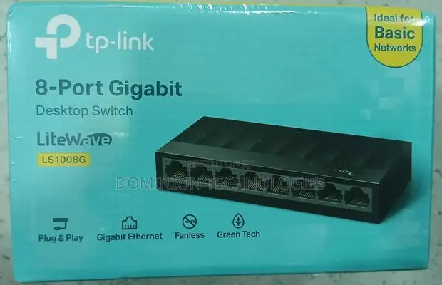 Tp-Link Ls1008g 8-Port 10/100/1000mbps Desktop Network Switch · Photo 1
