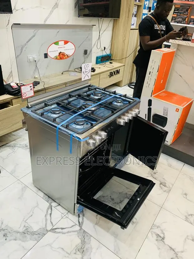 High Quality Gas Cooker Oven Rotisserie 5burner 60/90 · Photo 1