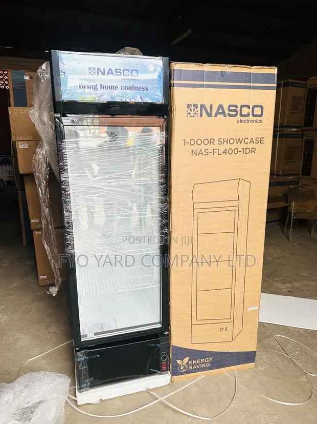 Glass Front Nasco Beverage Cooler Display Fridge · Photo 1