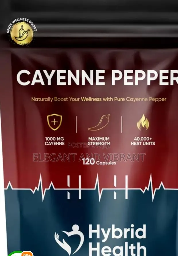 Cayenne Pepper 1000mg, 120 Capsules · Photo 1