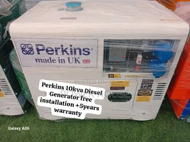 Wonder Whirl Perkins Diesel Generator 10kva Silent · Photo 1