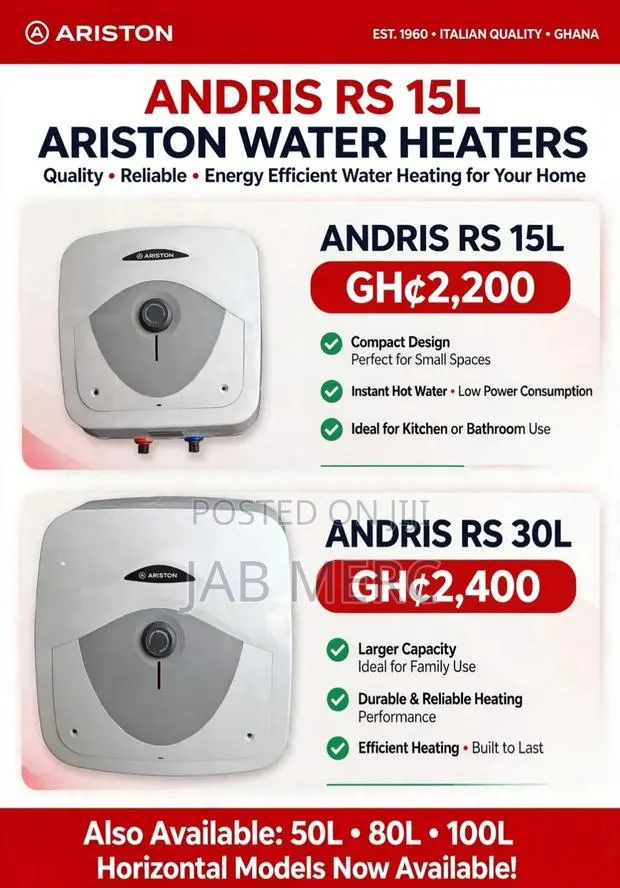 Instant Water Heater 30L Ariston Made in Italy · Photo 1
