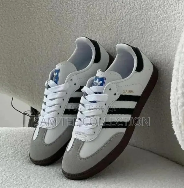 Original Adidas Samba. Black and White Available