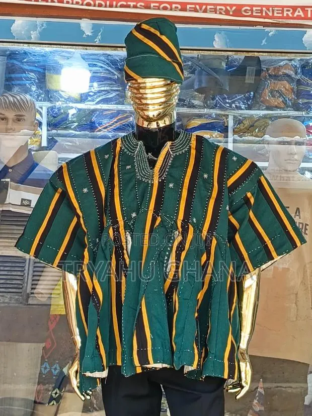 Shop Elite Northern Batakari Smock – Luxury Fugu Collection · Photo 1