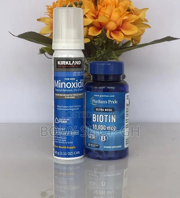 Biotin + Kirkland Minoxidil Foam for Beard and Hair Growth · Photo 1