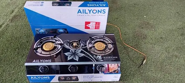 Efficient Cooking Ailyons 3in1 Auto Ignition GS014-6 GLASS TOP · Photo 1