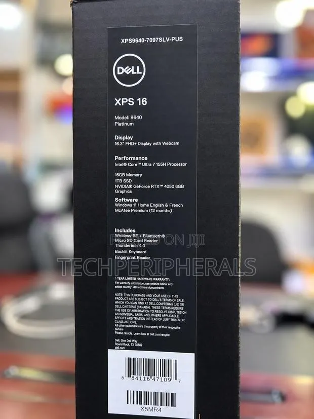 New Laptop Dell XPS 16 9640 16GB Intel Core Ultra 7 SSD 1T · Photo 2