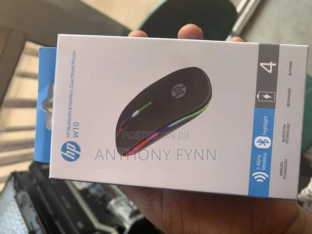 Hp Bluetooth Wireless Dual Model Mouse W10 · Photo 1