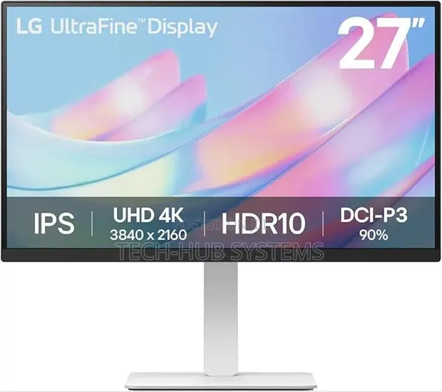 LG 27us550-W 27" Ultrafine Ips Computer Monitor · Photo 1